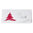 Stimmungsvolle Weihnachtskarte mit rotem Tannenbaum