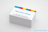 Visitenkarten im Digitaldruck, BEIDSEITIG farbig bedruckt, 85 x 54 mm, 300g Karton