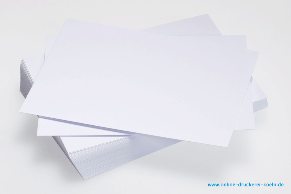 500x DIN A6 Flyer zweiseitig auf 160 g/m² Papier 
