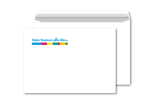 Briefumschlag ohne Fenster, DIN C5, 4/0-fbg. (cmyk)