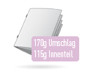 Broschüren (170g Umschlag + 115g Innenteil)